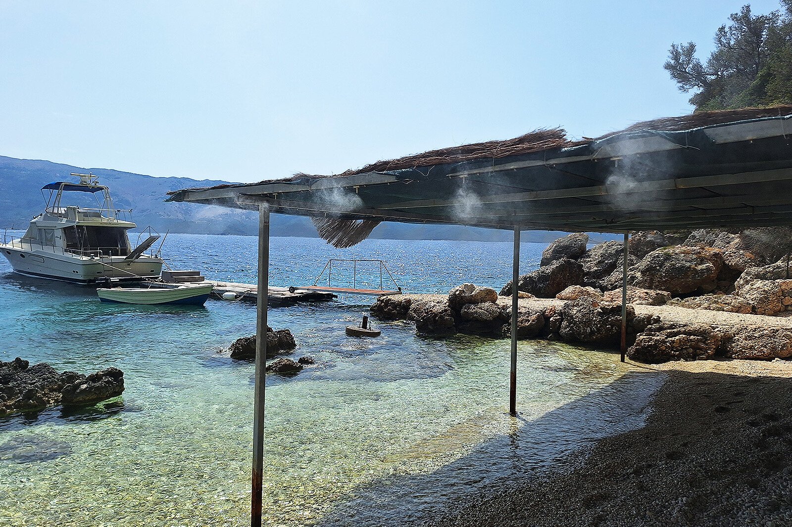 Σύστημα Υδρονέφωσης για δροσιά δίπλα στη θάλασσα