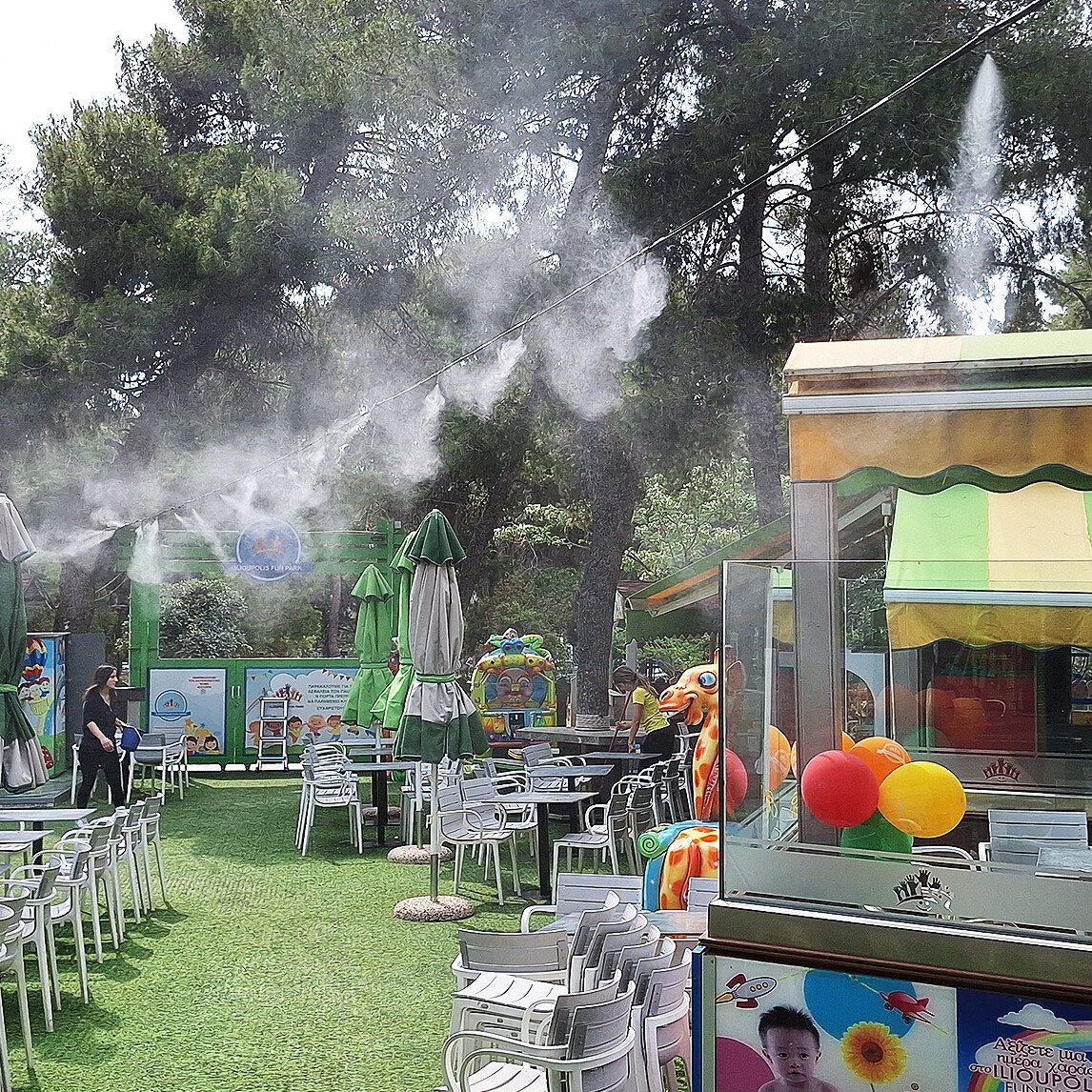 Υδρονέφωση στον παιδότοπο Ilioupolis Fun Park