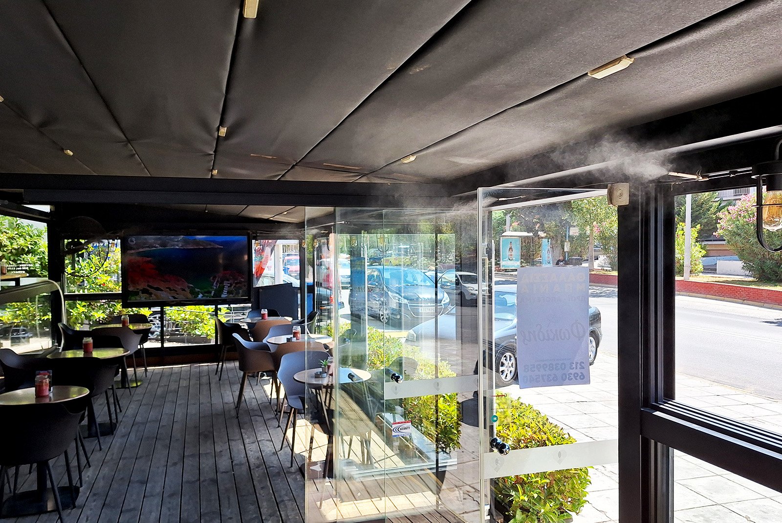 Επαγγελματική Υδρονέφωση Υψηλής Πίεσης σε Καφετέρια & Mini Market KIOSKY’s – Νέα Φιλαδέλφεια