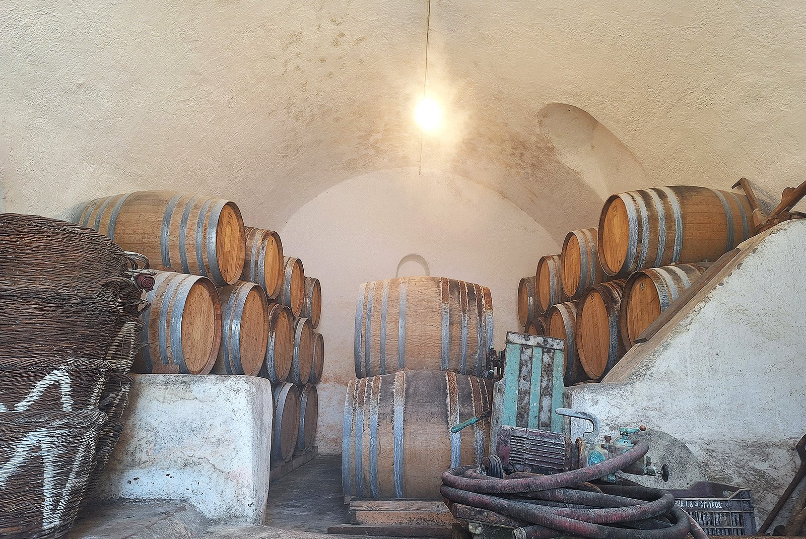 Υδρονέφωση υψηλής πίεσης σε οινοποιείο