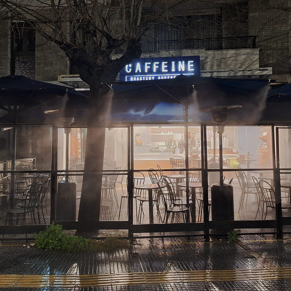 Υδρονέφωση στο Caffeine Roastery Superfoods | TECHNOMIST