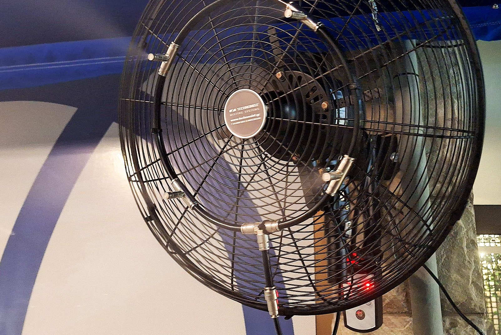 Εγκατάσταση υδρονέφωσης σε roastery και χώρο καφέ