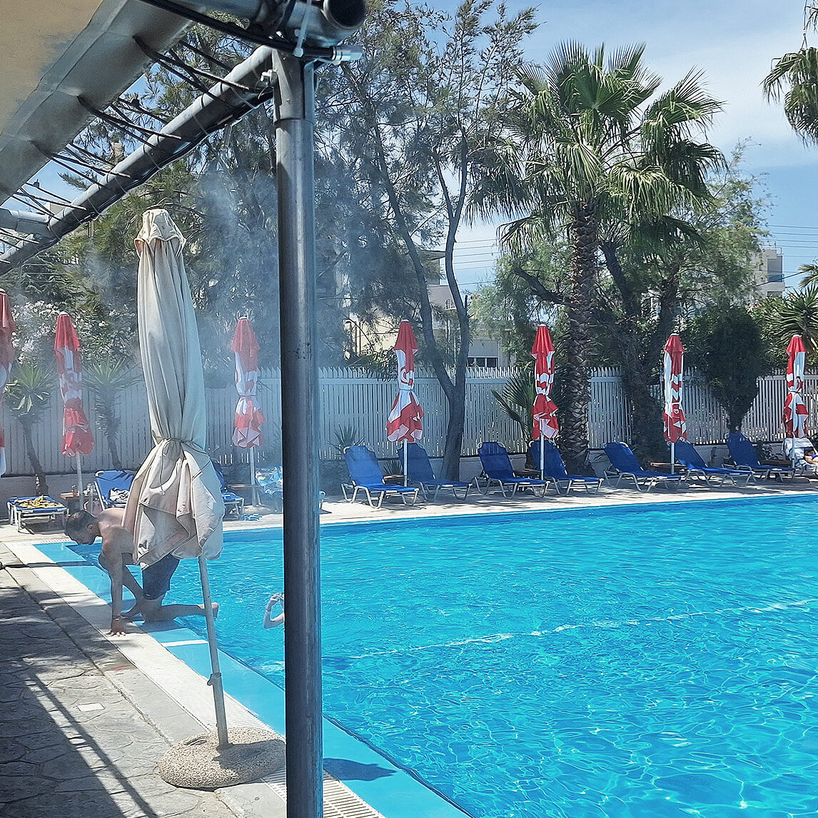 Υδρονέφωση στο Aqua Park Αλίμου από την TECHNOMIST