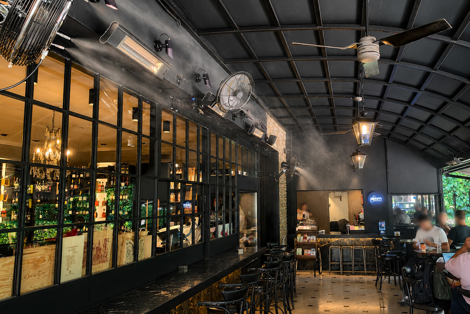 Επαγγελματικό σύστημα υδρονέφωσης 70bar στην OAK Κηφισιάς